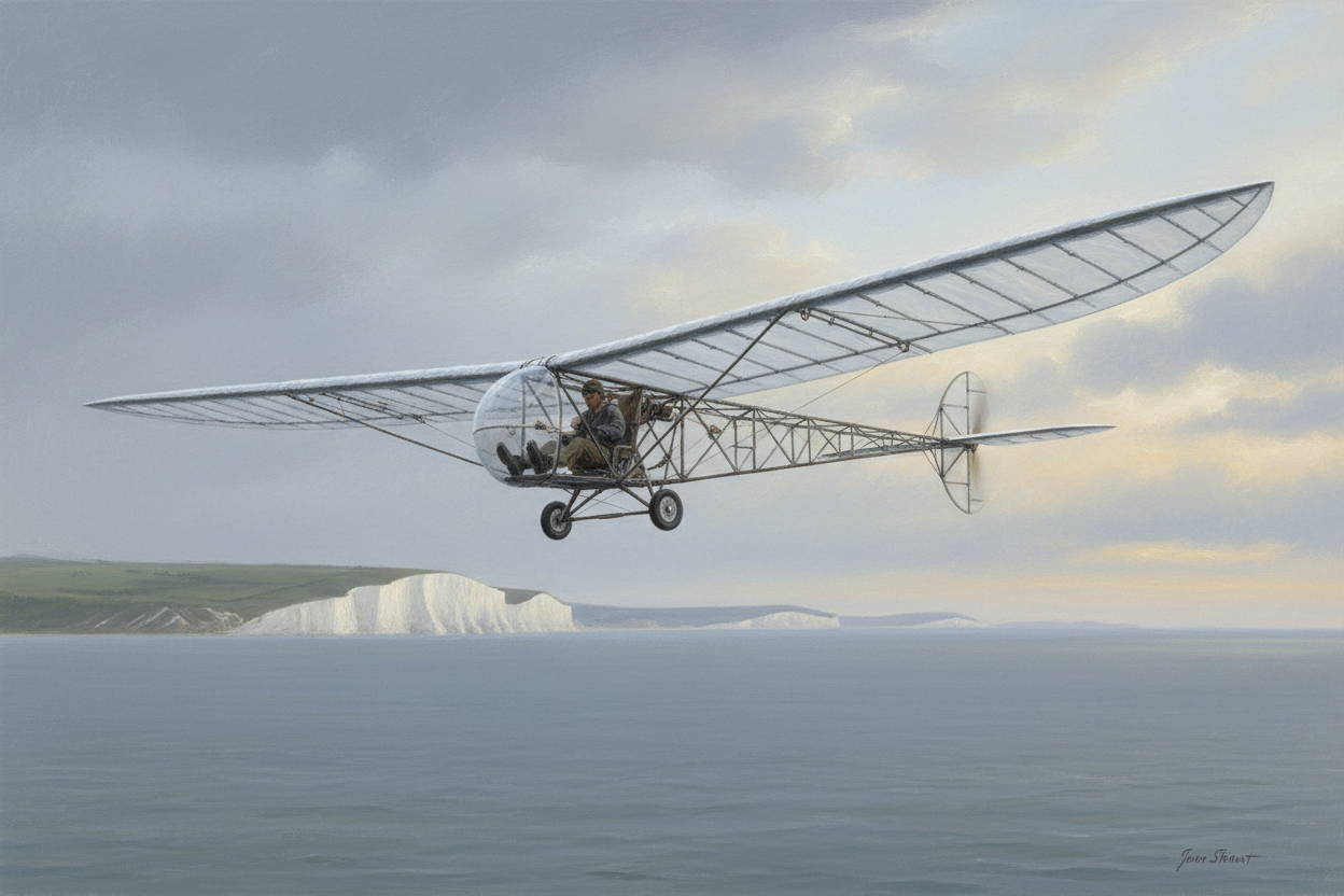 June 12, 1979: The Gossamer Albatross Crosses the English Channel — Human-Powered Flight