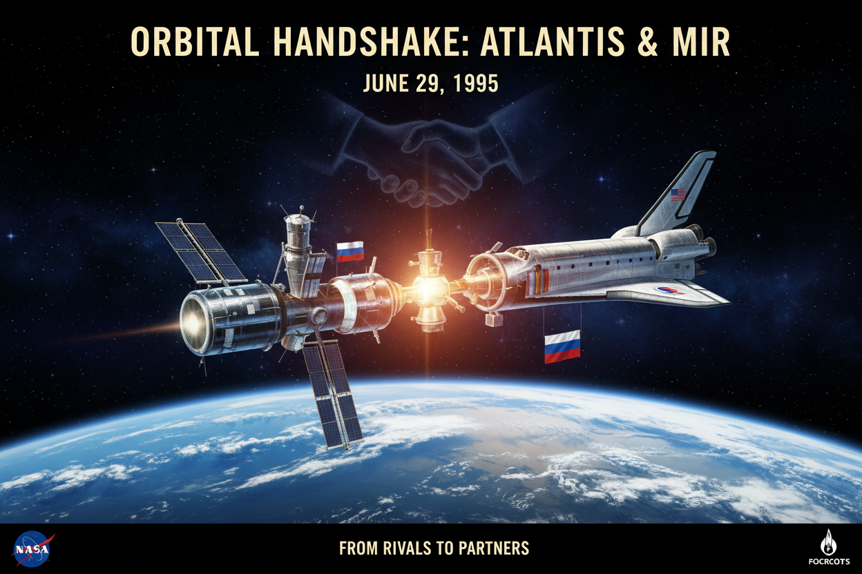 June 29, 1995: Space Shuttle Atlantis Docks with Mir — Aviation Reaches Across the Cold War