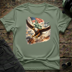 Patriotic Eagle & Flag — aviation apparel