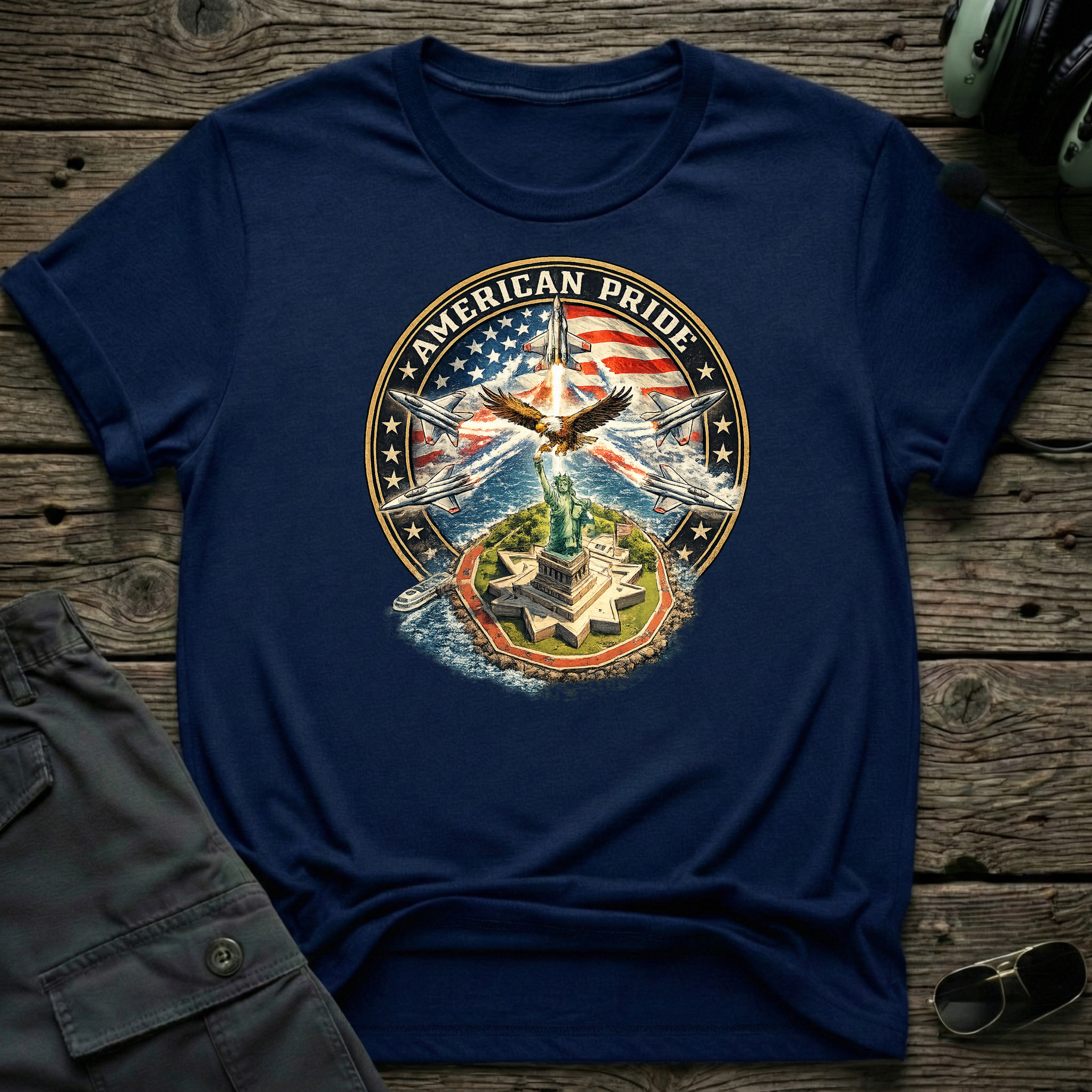 American Pride - Cleared4Tees premium aviation apparel