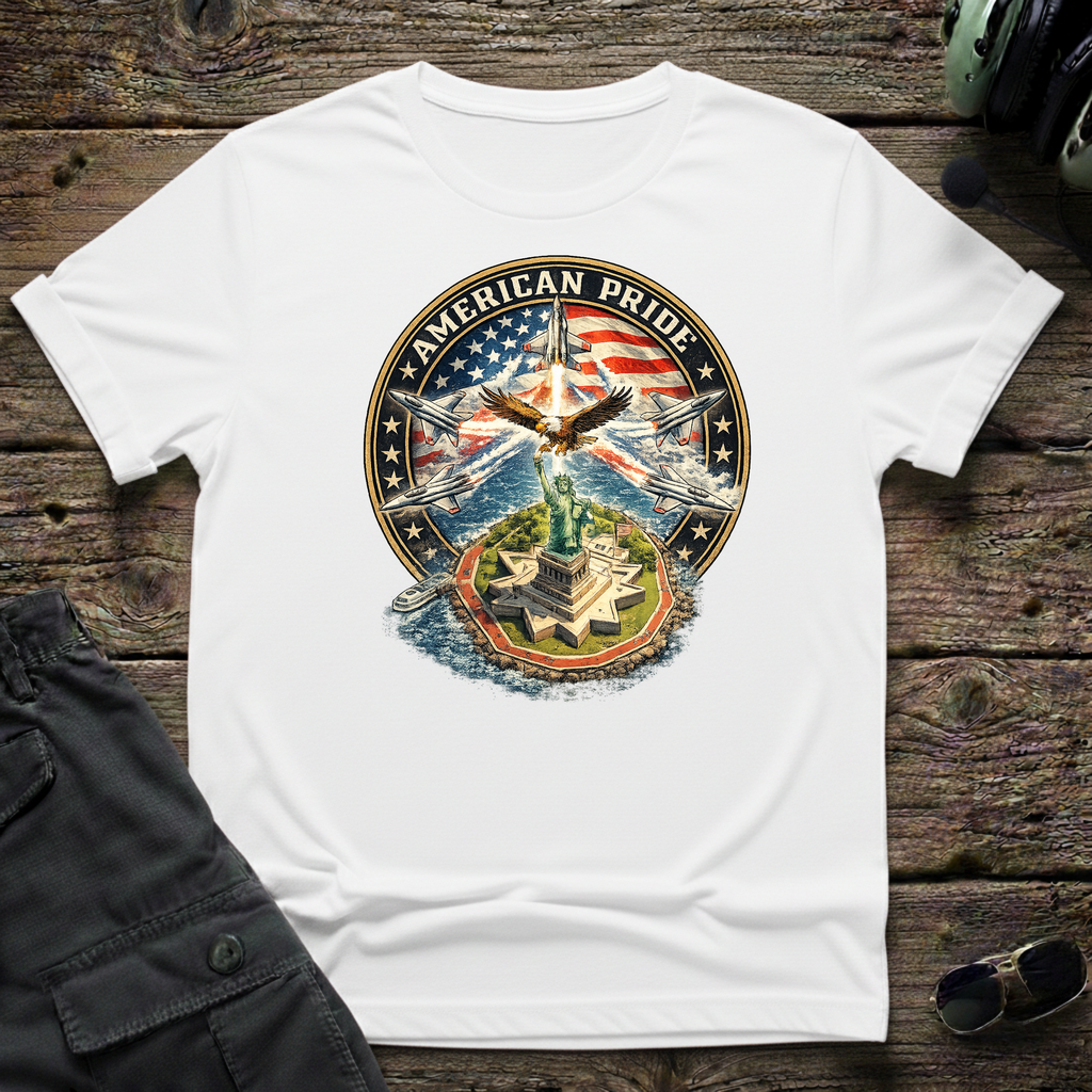 American Pride unisex t-shirt - perfect gift for aviation lovers