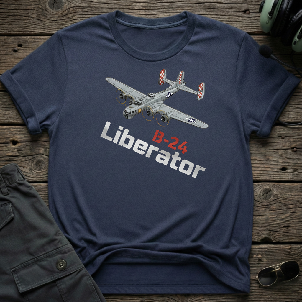 B24 Liberator - Cleared4Tees premium aviation apparel