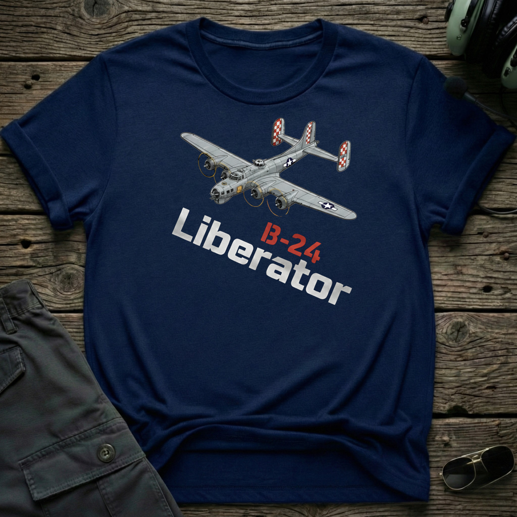 B24 Liberator unisex t-shirt - perfect gift for aviation lovers