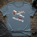 P-51 Mustang T-shirt — aviation apparel