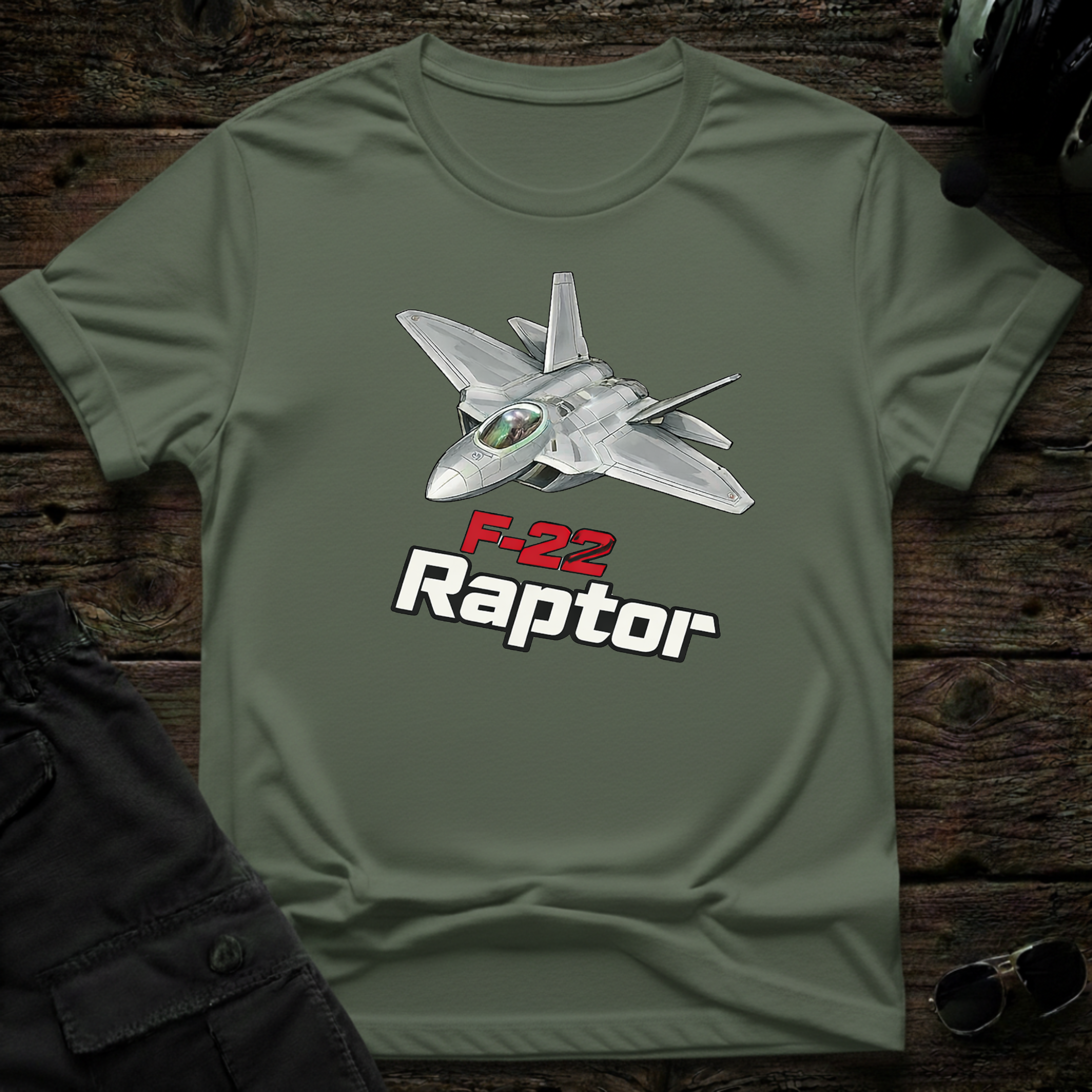 F22 Raptor unisex t-shirt - perfect gift for aviation lovers