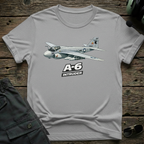 A6 Intruder front view - premium aviation tee for pilots