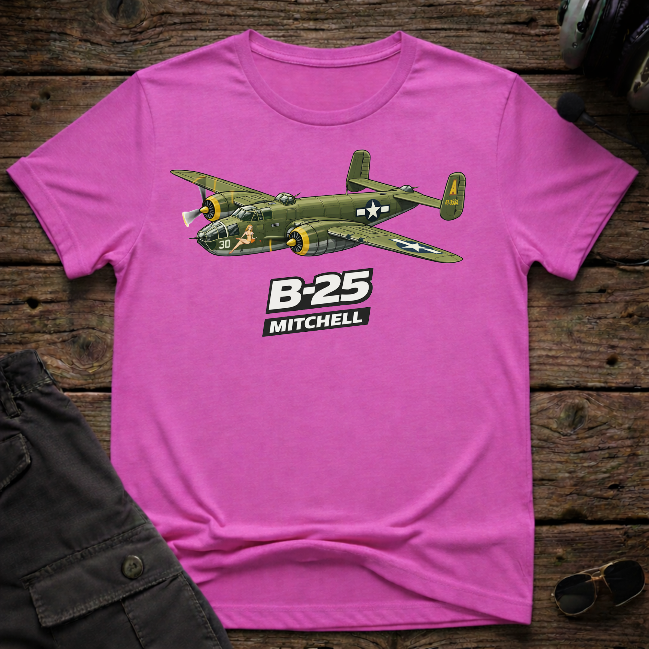 B-25 Mitchell T-shirt — aviation apparel