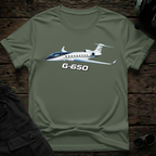 Gulfstream G650 unisex t-shirt - perfect gift for aviation lovers