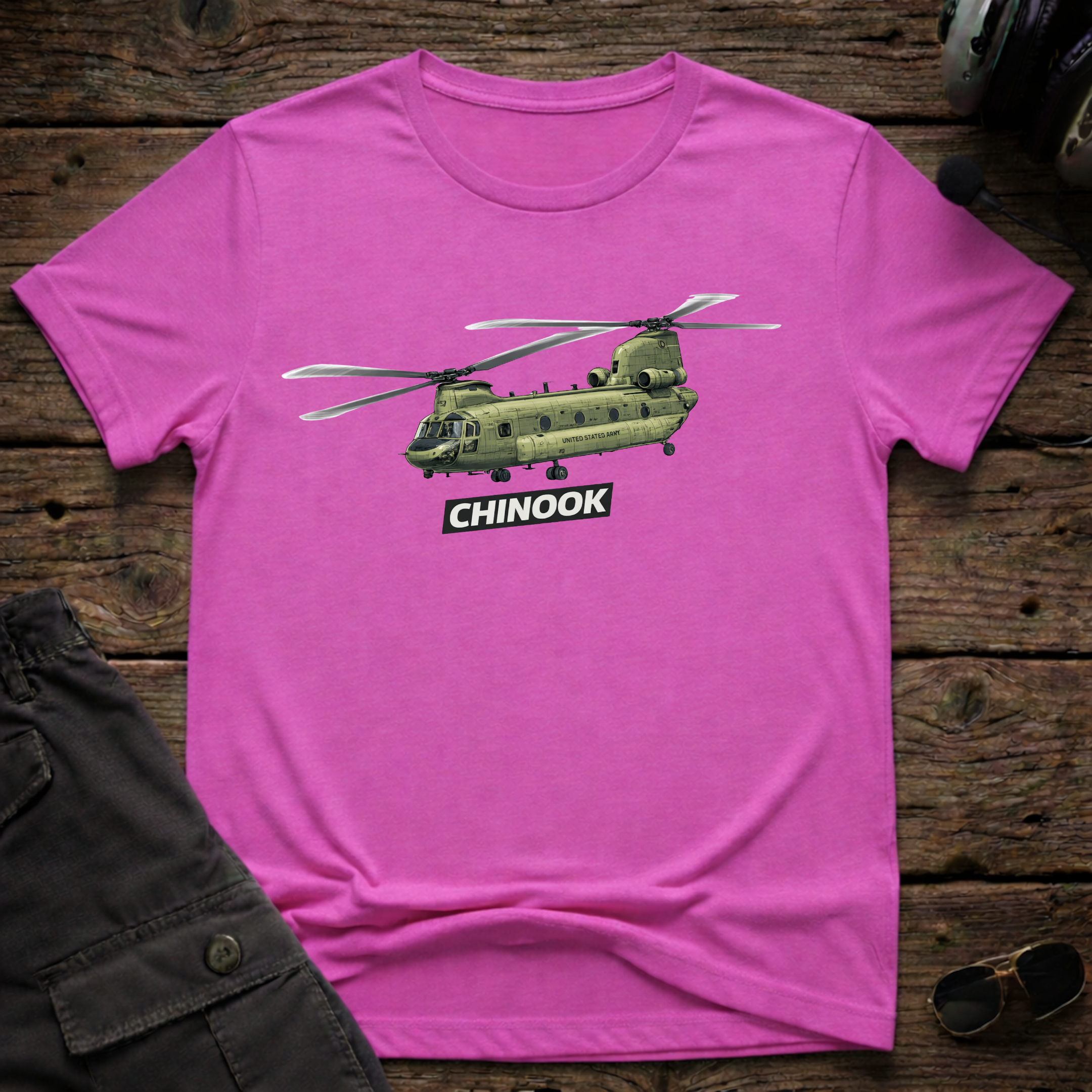 Chinook T-shirt — aviation apparel
