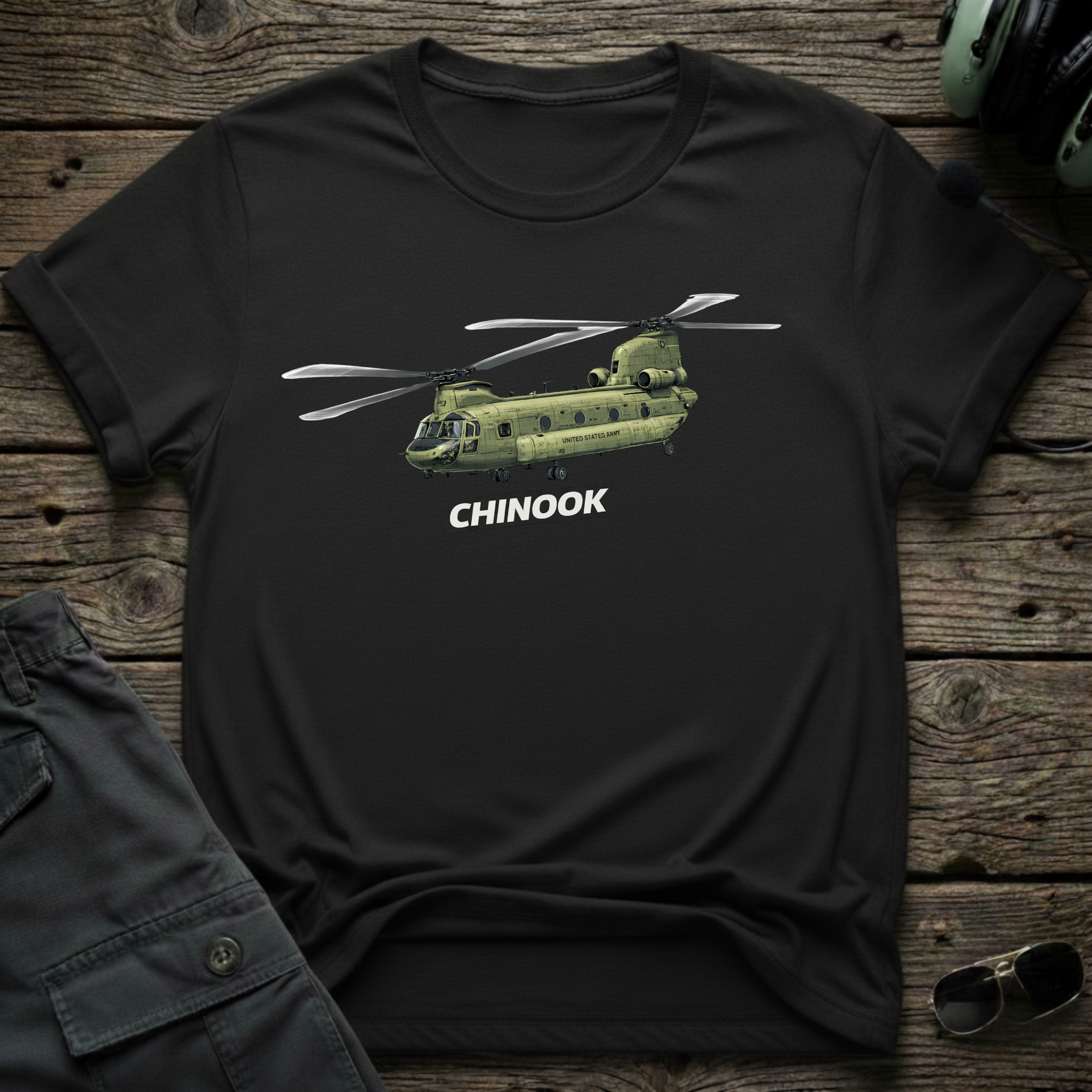 Chinook T-shirt — aviation t-shirt