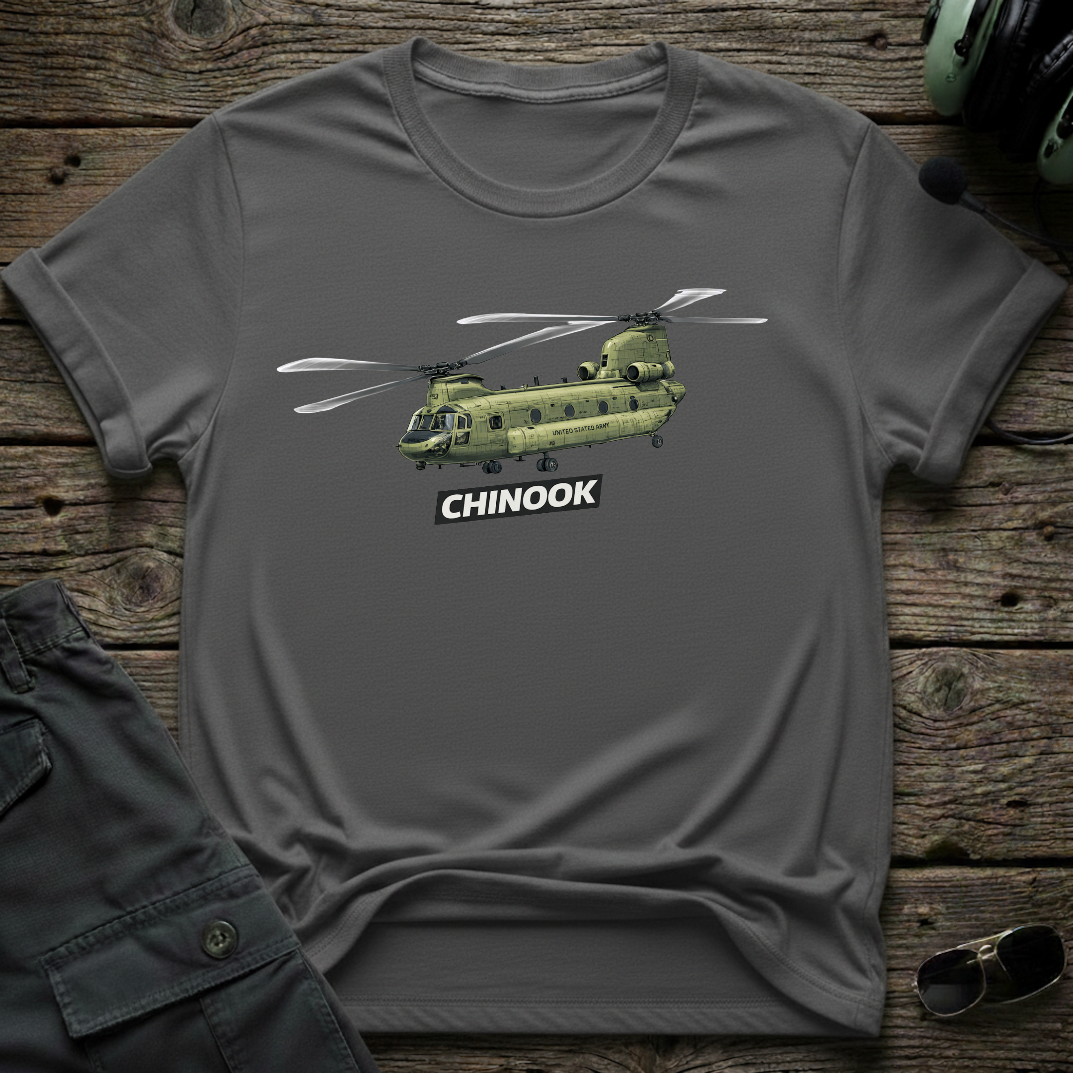 Chinook - Cleared4Tees premium aviation apparel