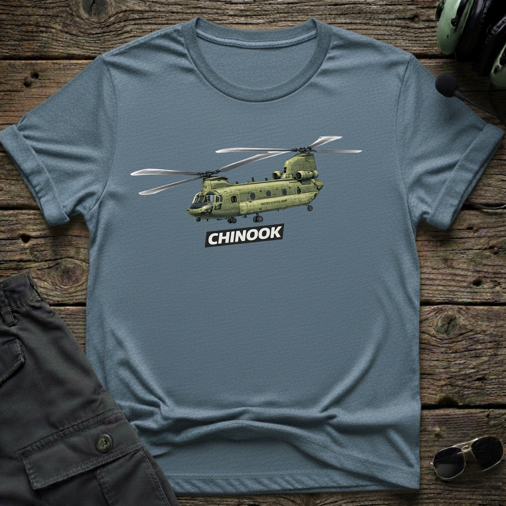 Chinook unisex t-shirt - perfect gift for aviation lovers