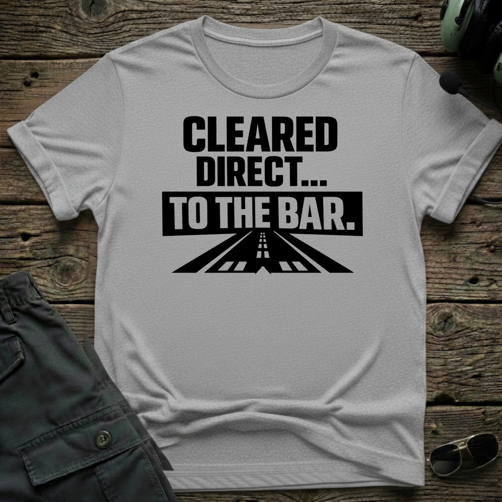 Cleared Direct unisex t-shirt - perfect gift for aviation lovers