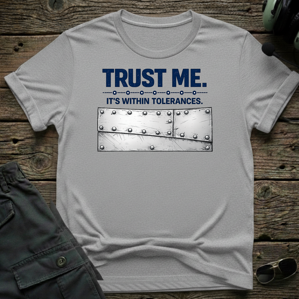 Trust Me unisex t-shirt - perfect gift for aviation lovers