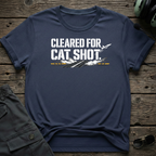 Cleared For CatShot T-shirt — aviation t-shirt