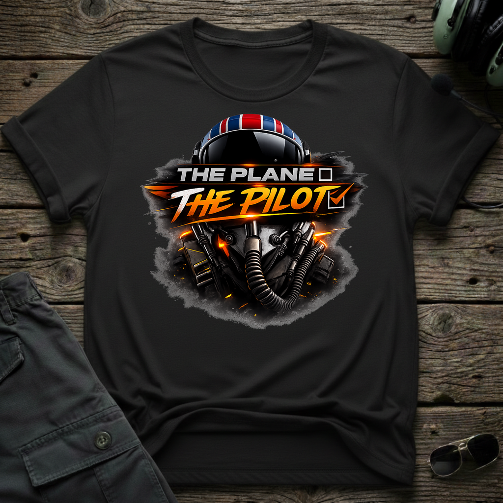 Not The Plane T-shirt — aviation apparel