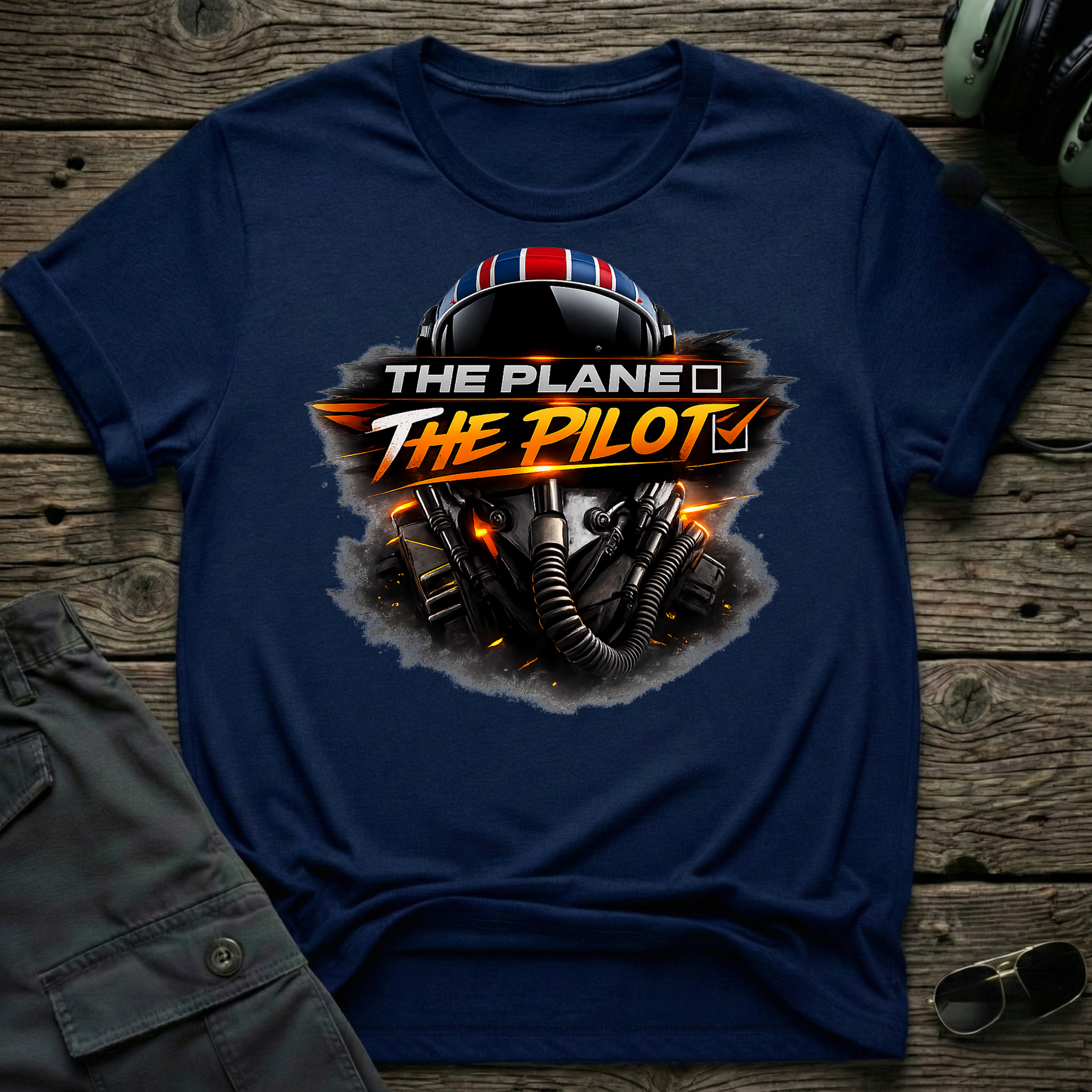 Not The Plane - Cleared4Tees premium aviation apparel