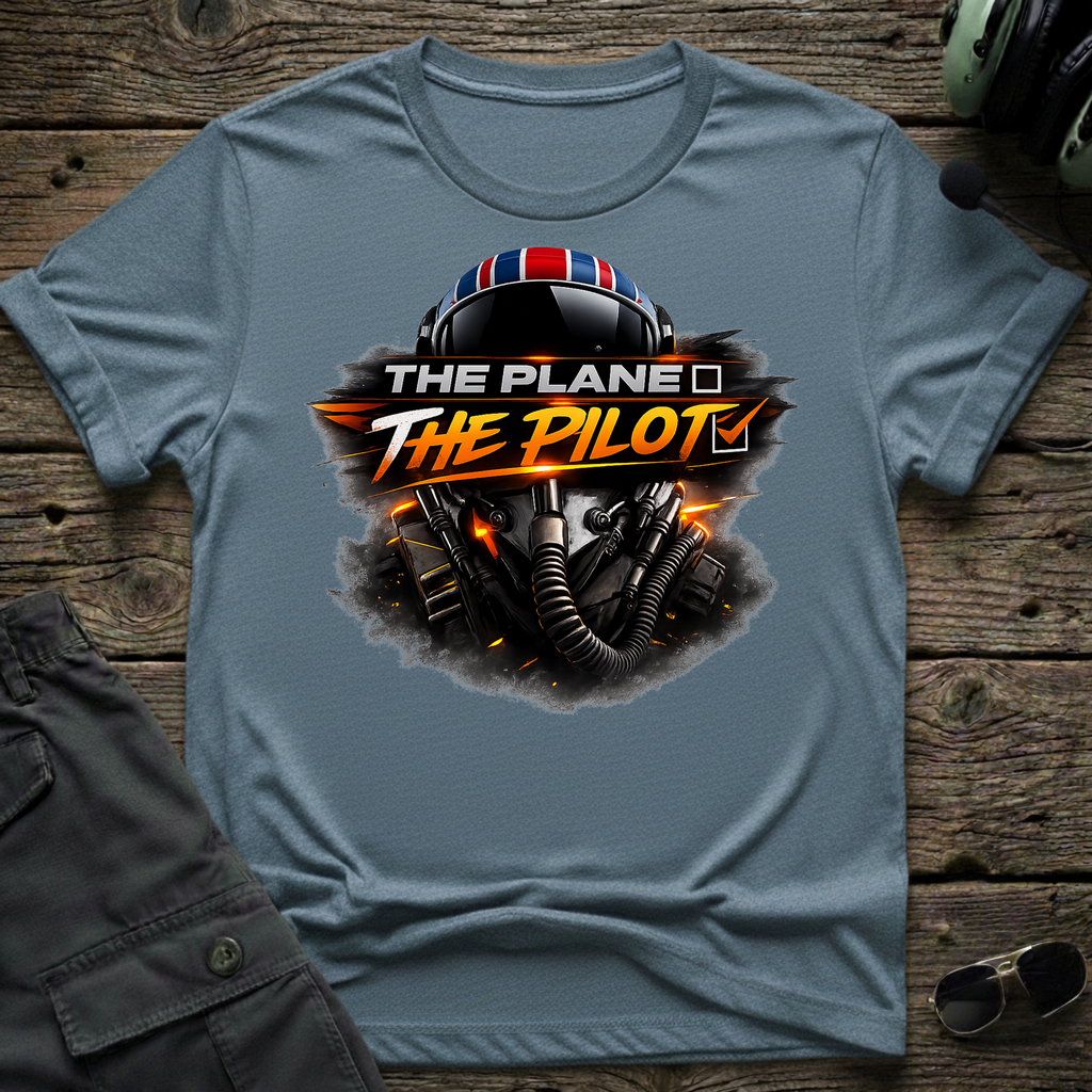 Not The Plane T-shirt — aviation apparel
