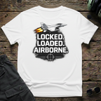 Locked and Loaded unisex t-shirt - perfect gift for aviation lovers