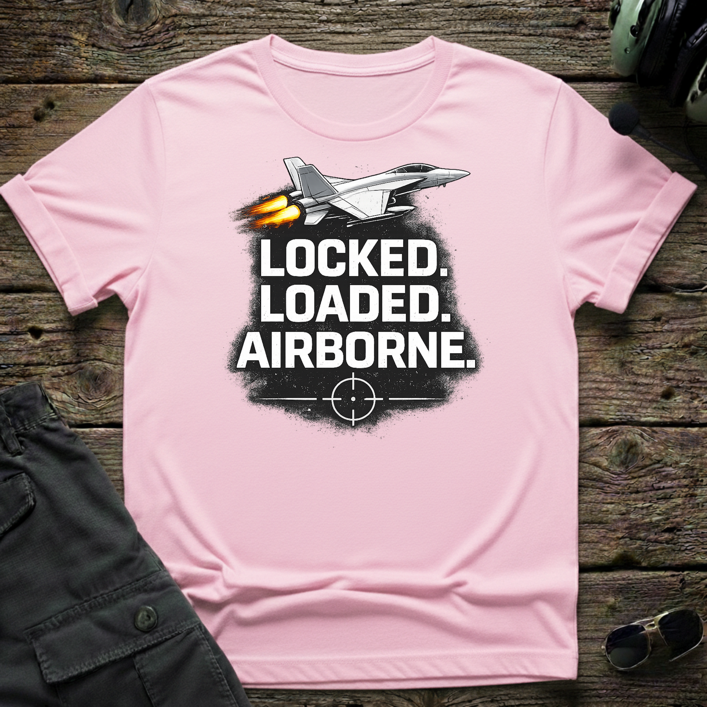 Locked and Loaded T-shirt — aviation apparel