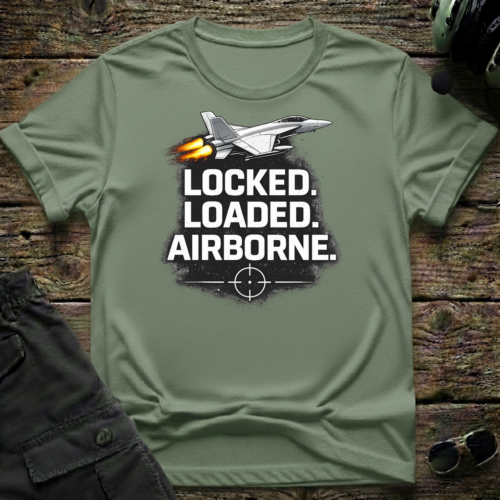 Locked and Loaded T-shirt — aviation apparel