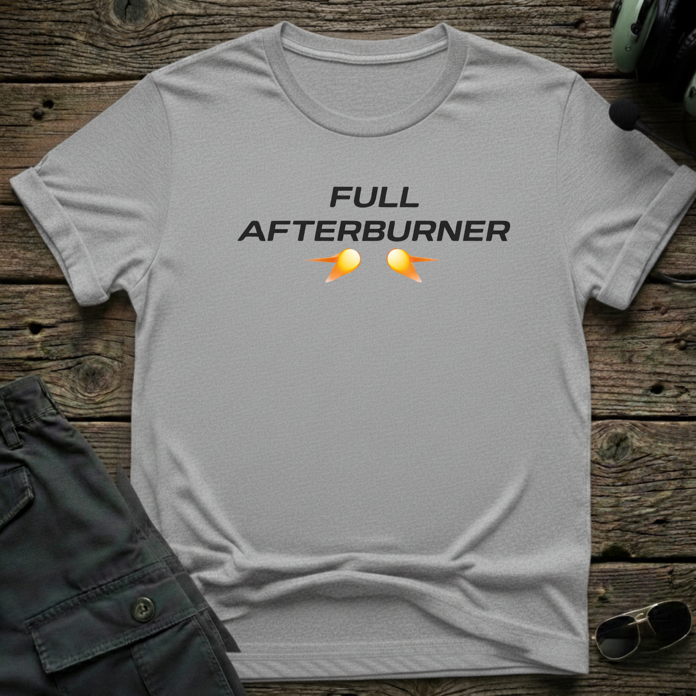Full Afterburners - Cleared4Tees premium aviation apparel