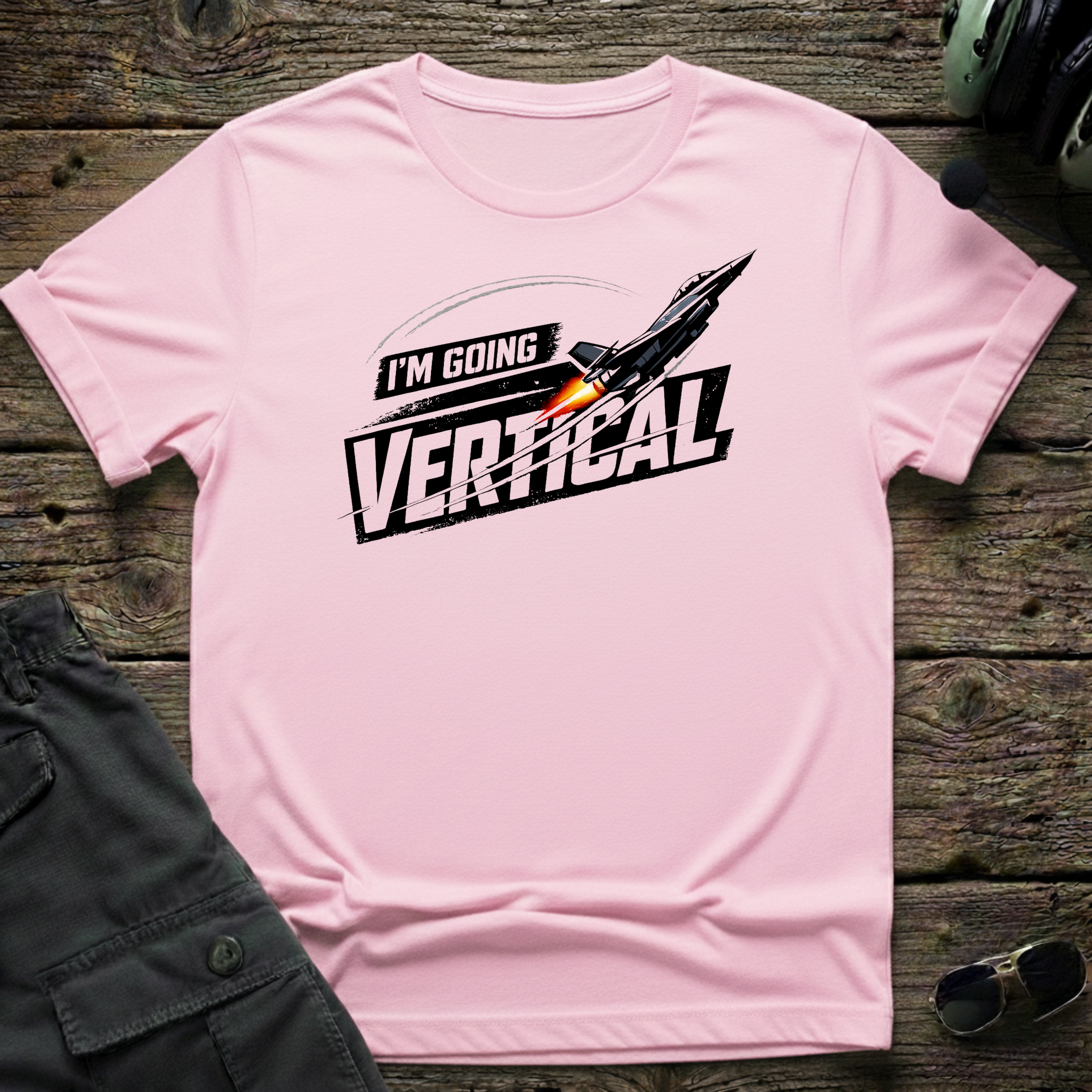 Going Vertical T-shirt — aviation apparel