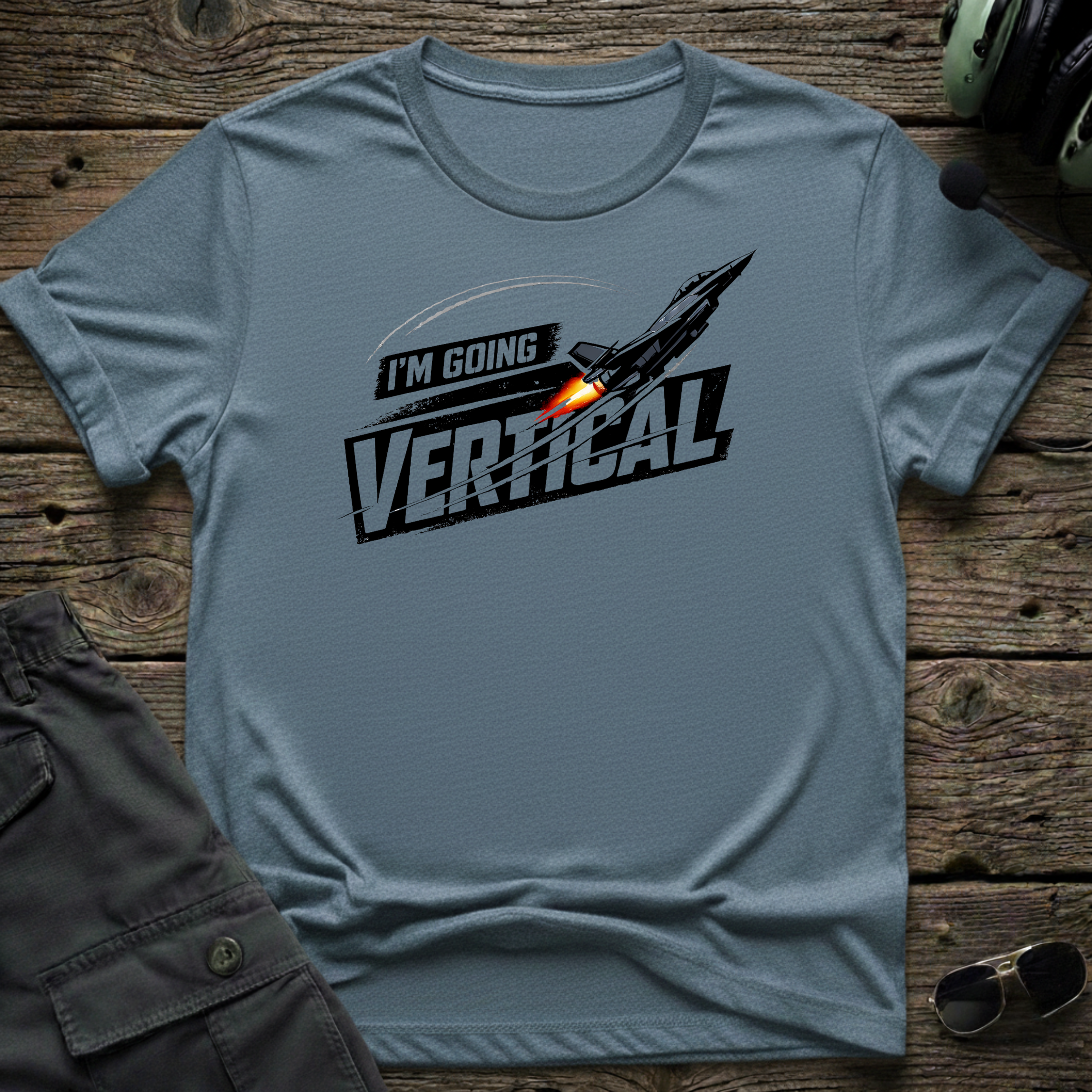 Going Vertical T-shirt — aviation apparel