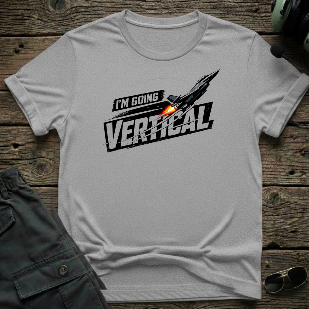 Going Vertical unisex t-shirt - perfect gift for aviation lovers