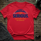 Don't Call Me Shirley lifestyle shot - Gildan 64000 ring-spun cotton aviation shirt