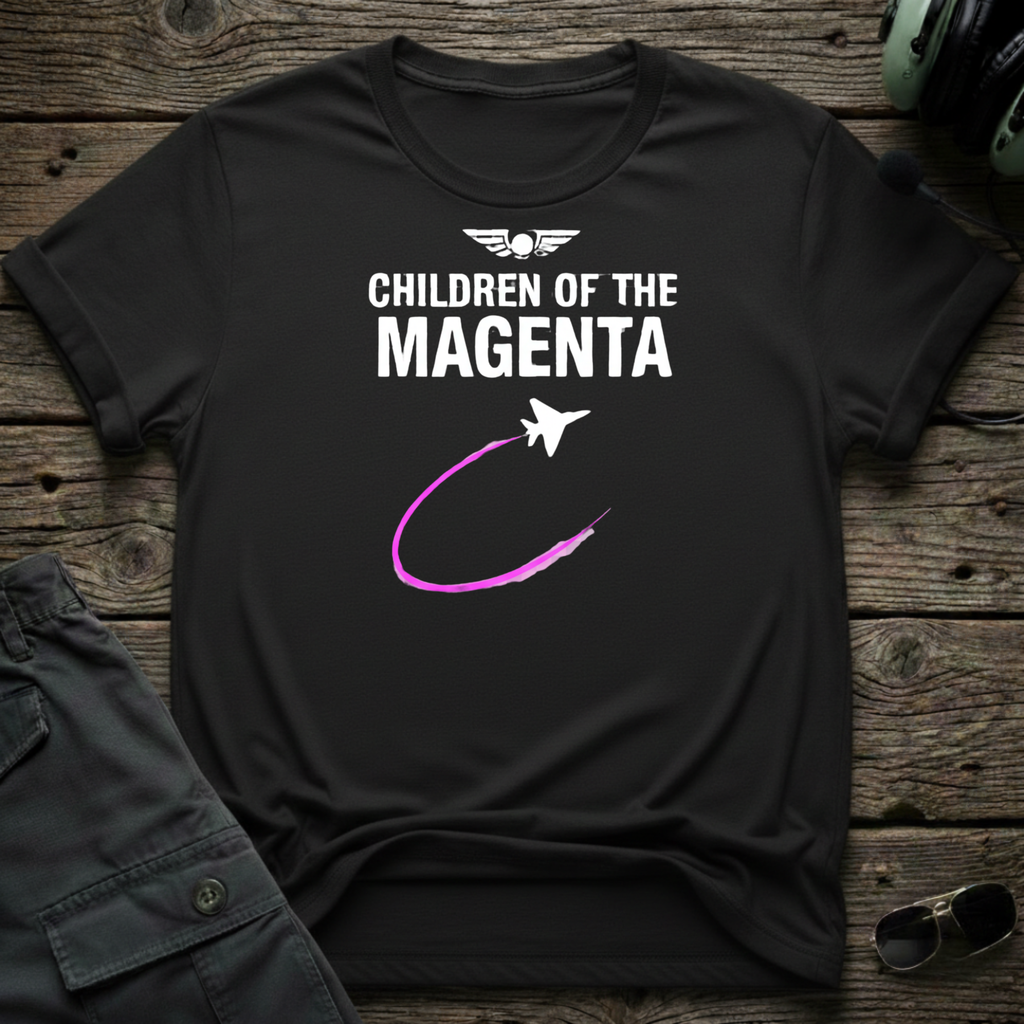 Children of The Magenta unisex t-shirt - perfect gift for aviation lovers