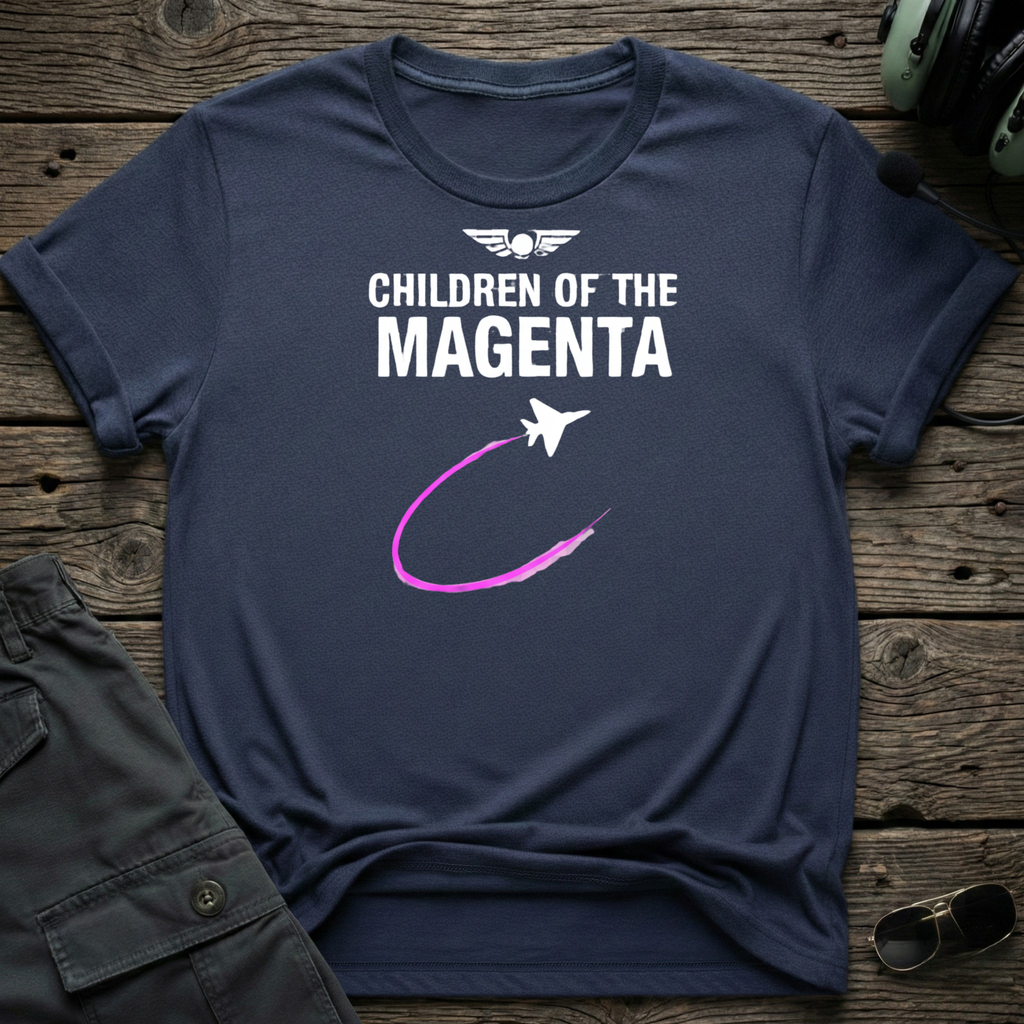 Children of The Magenta T-shirt — aviation apparel
