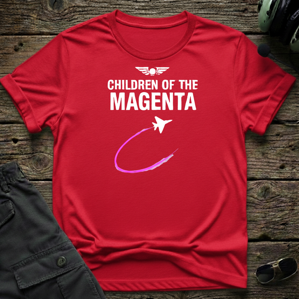 Children of The Magenta T-shirt — aviation apparel