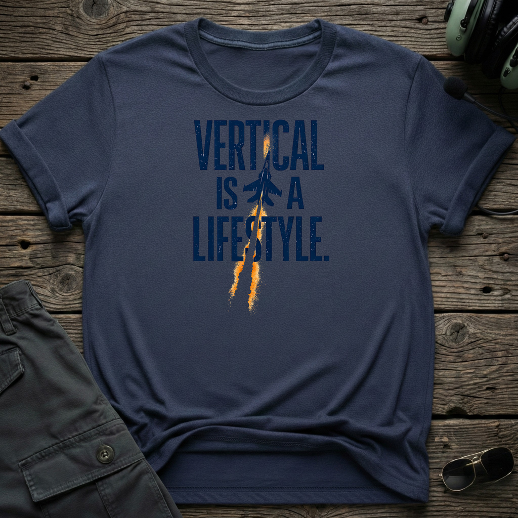 Vertical is a Lifestyle - Cleared4Tees premium aviation apparel