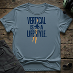 Vertical is a Lifestyle lifestyle shot - Gildan 64000 ring-spun cotton aviation shirt