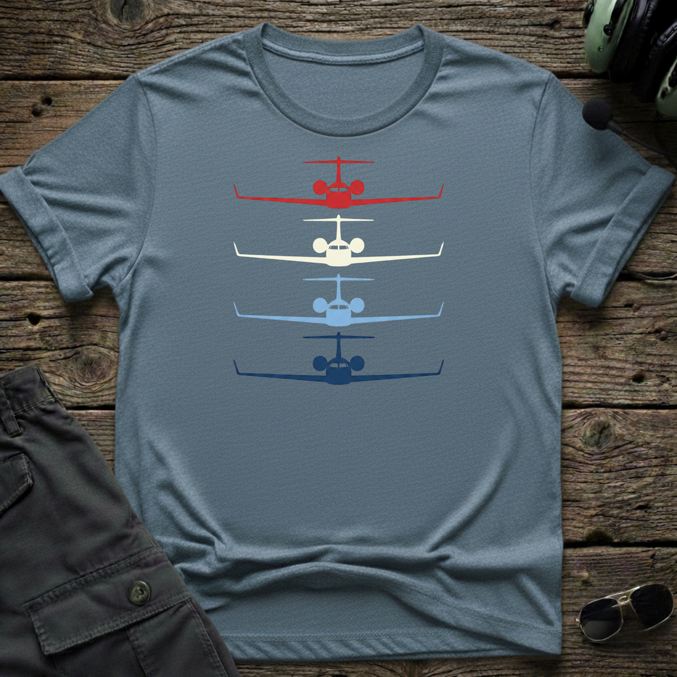 RWB Bizjet T-shirt — aviation apparel