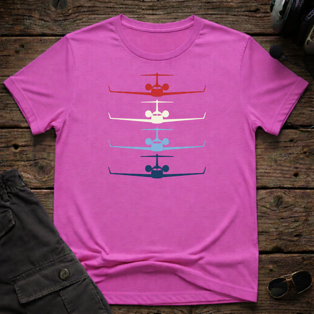 RWB Bizjet T-shirt — aviation apparel