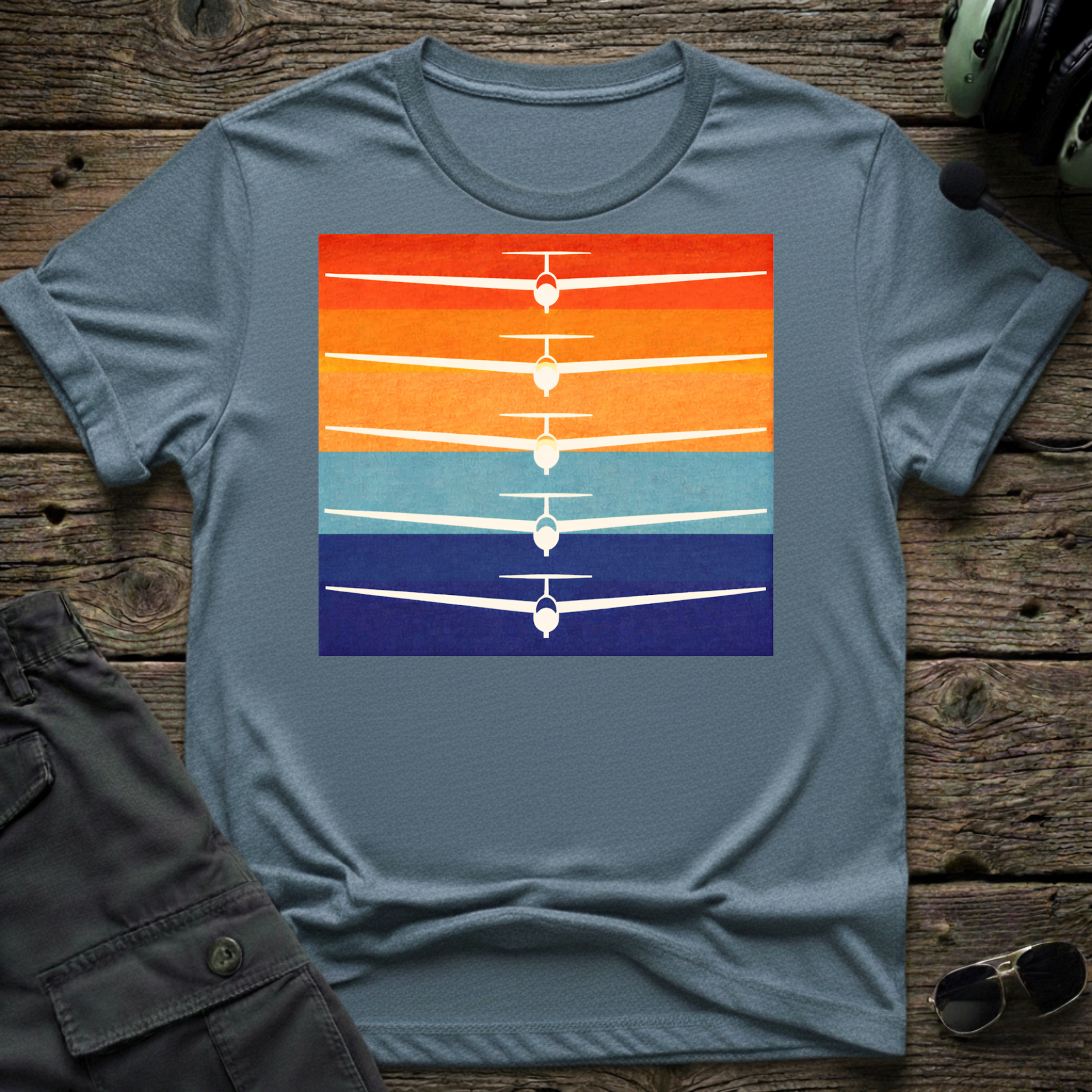 Sunset Glide T-shirt — aviation apparel