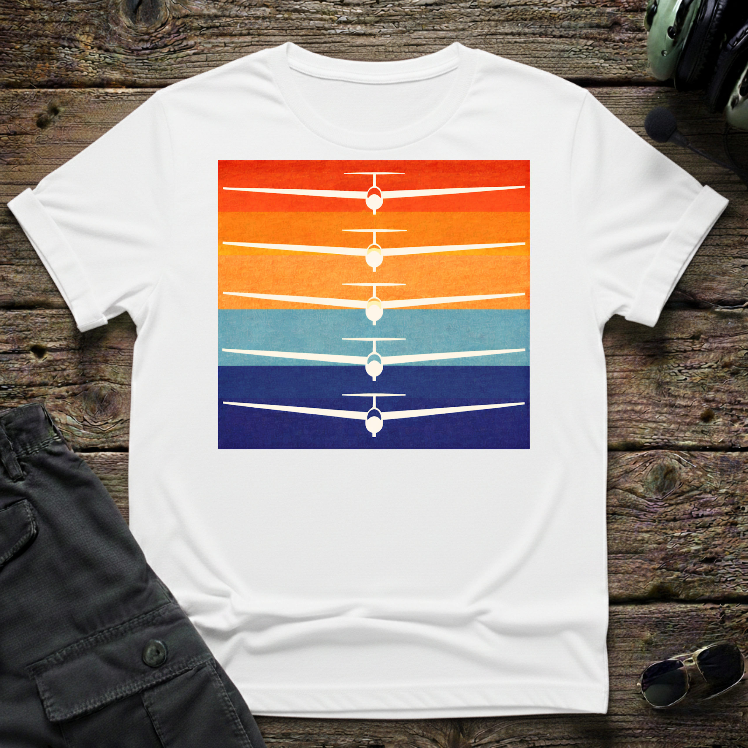 Sunset Glide T-shirt — aviation apparel