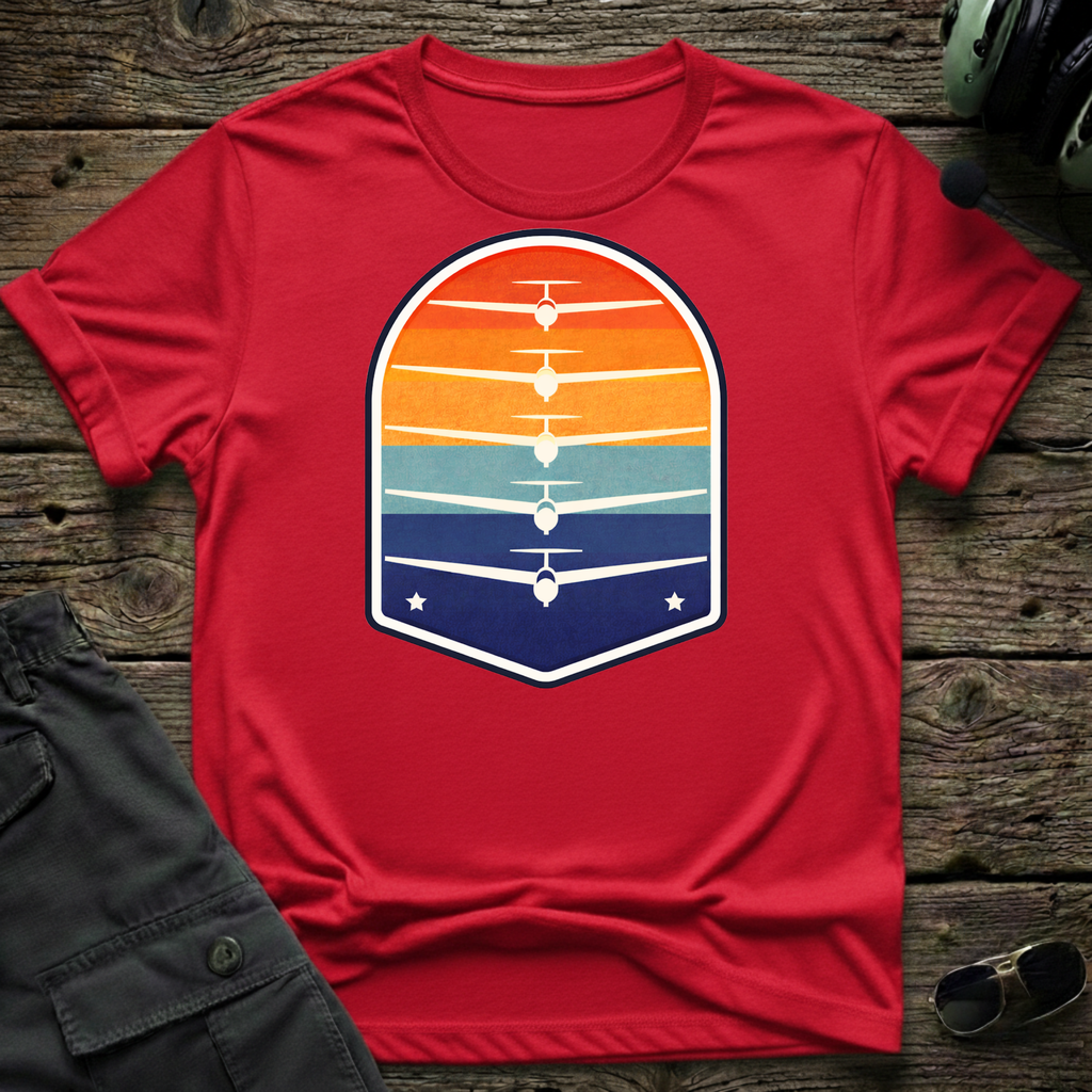 Sunset Silhouette T-shirt — aviation apparel