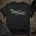 Lightning Strikes Twice lifestyle shot - Gildan 64000 ring-spun cotton aviation shirt