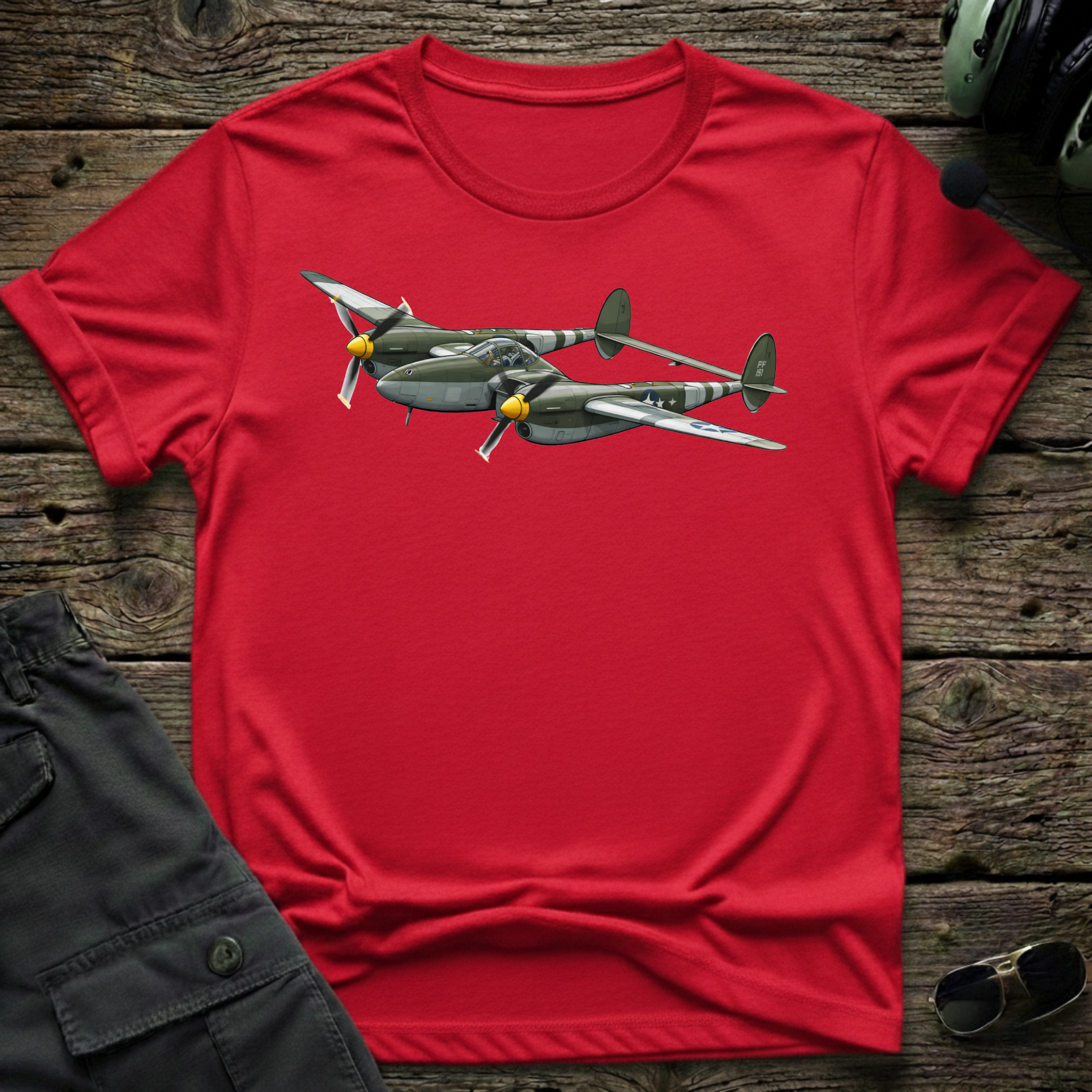 Lightning Strikes Twice T-shirt — aviation apparel