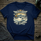 Mustangs at Dawn - Cleared4Tees premium aviation apparel