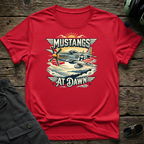 Mustangs at Dawn T-shirt — aviation apparel