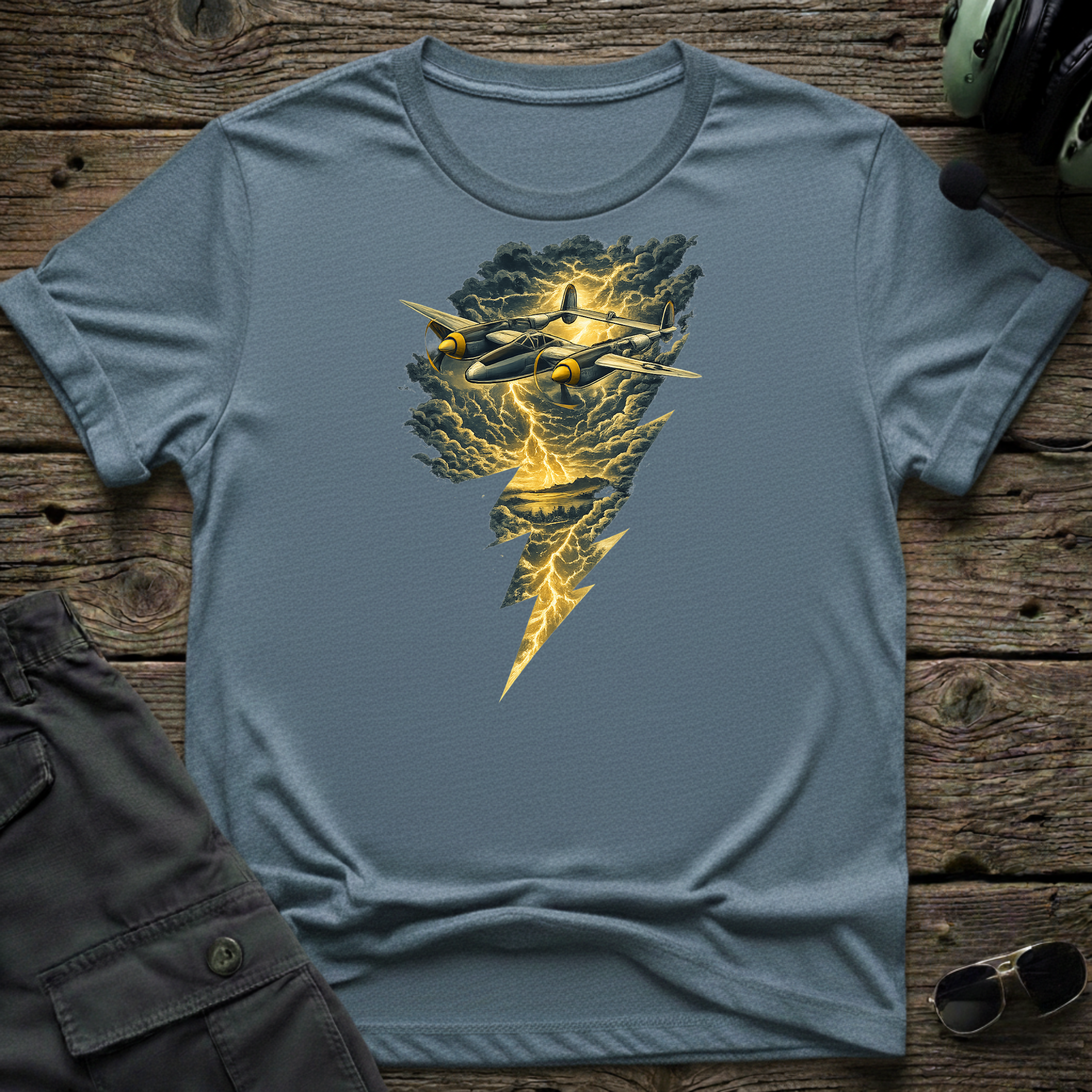 Lightning Bolt T-shirt — aviation apparel