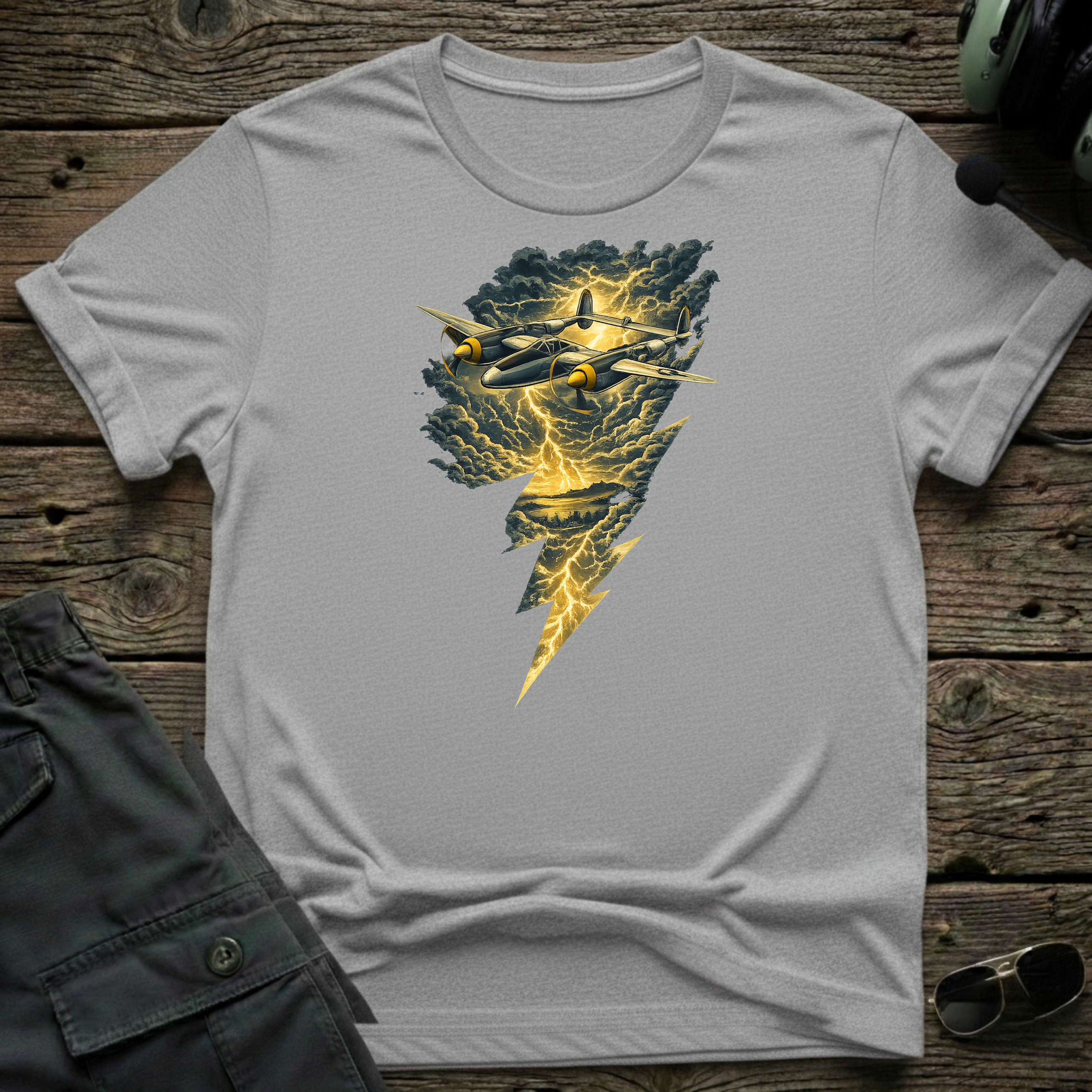 Lightning Bolt T-shirt — aviation apparel