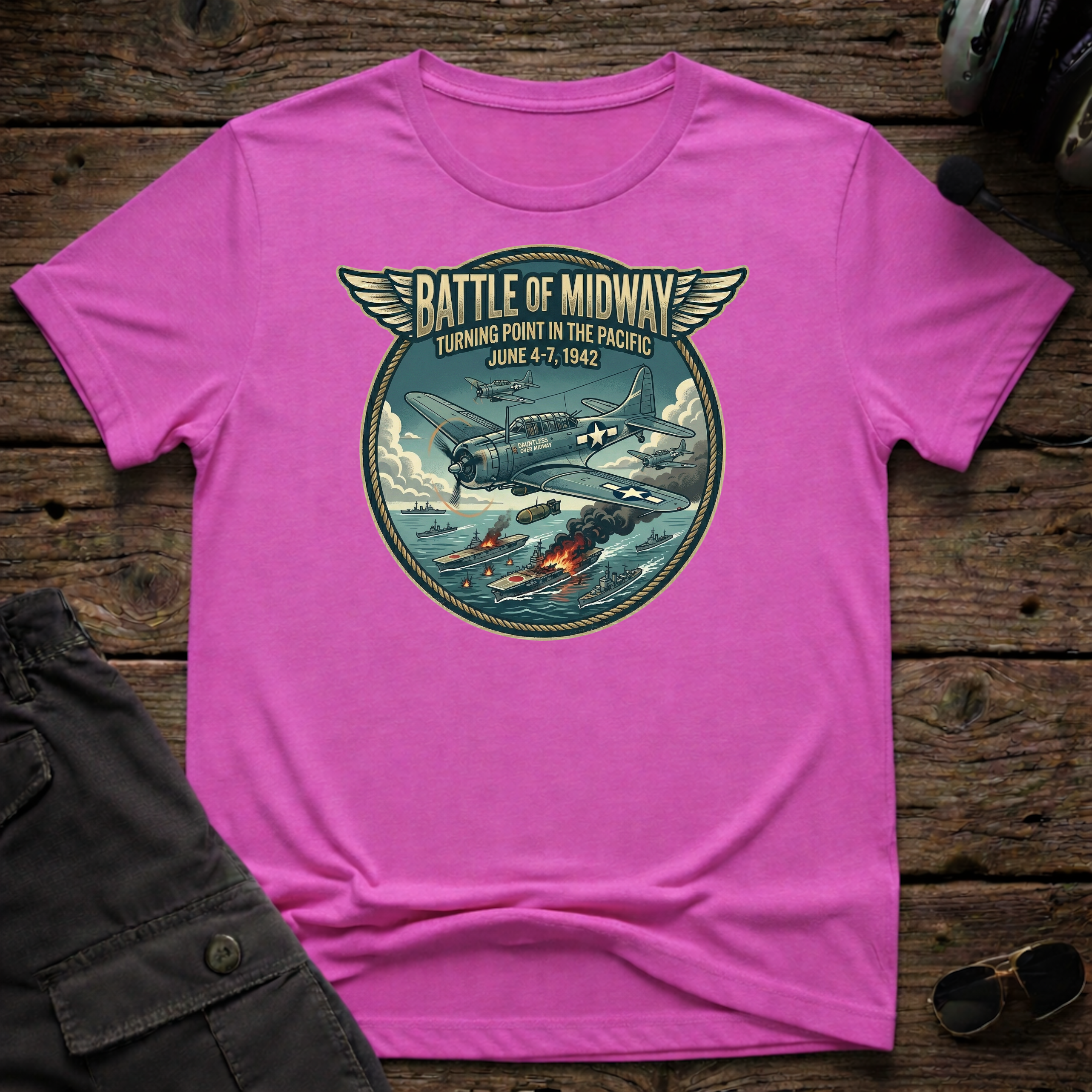 Battle of Midway T-shirt — aviation apparel