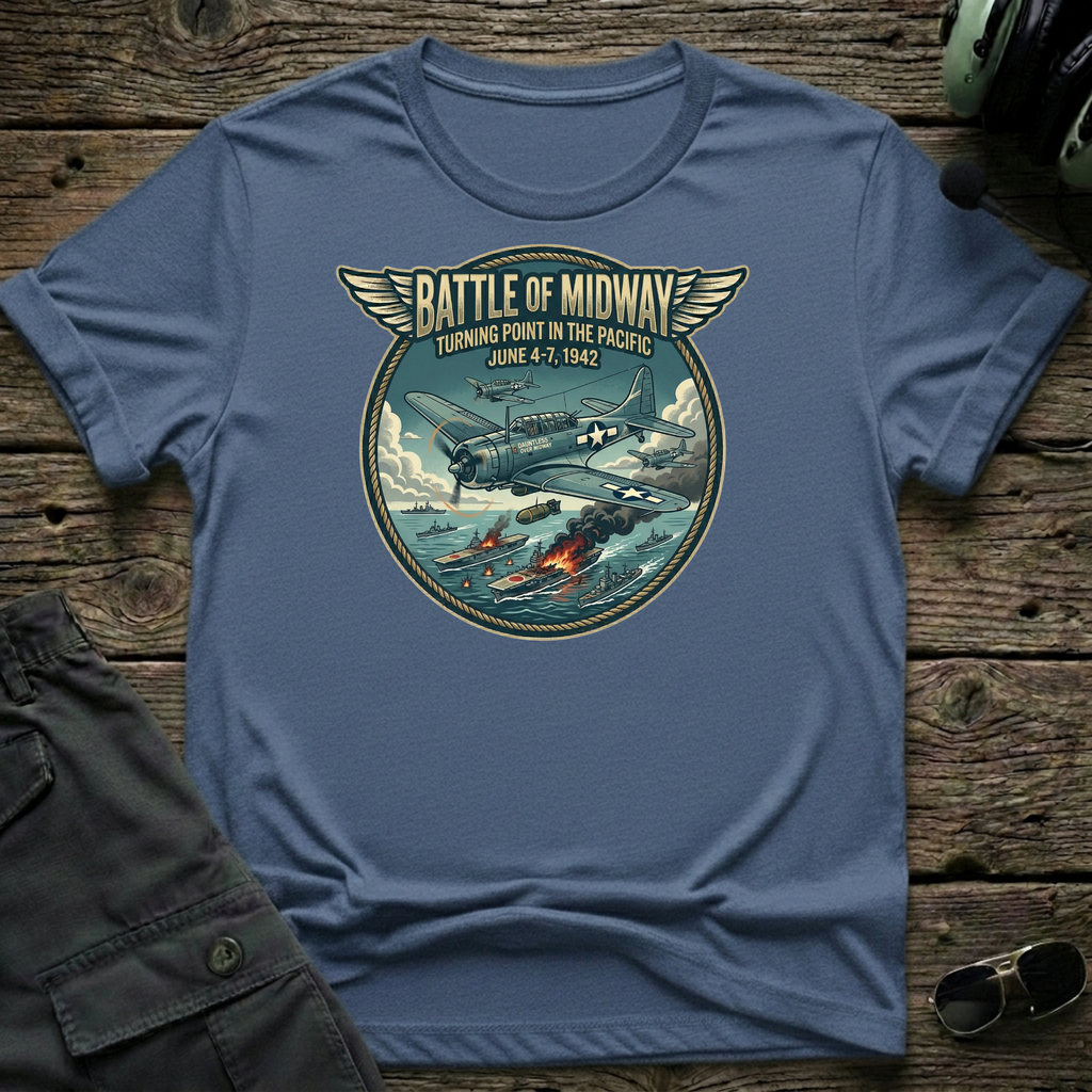 Battle of Midway T-shirt — aviation apparel