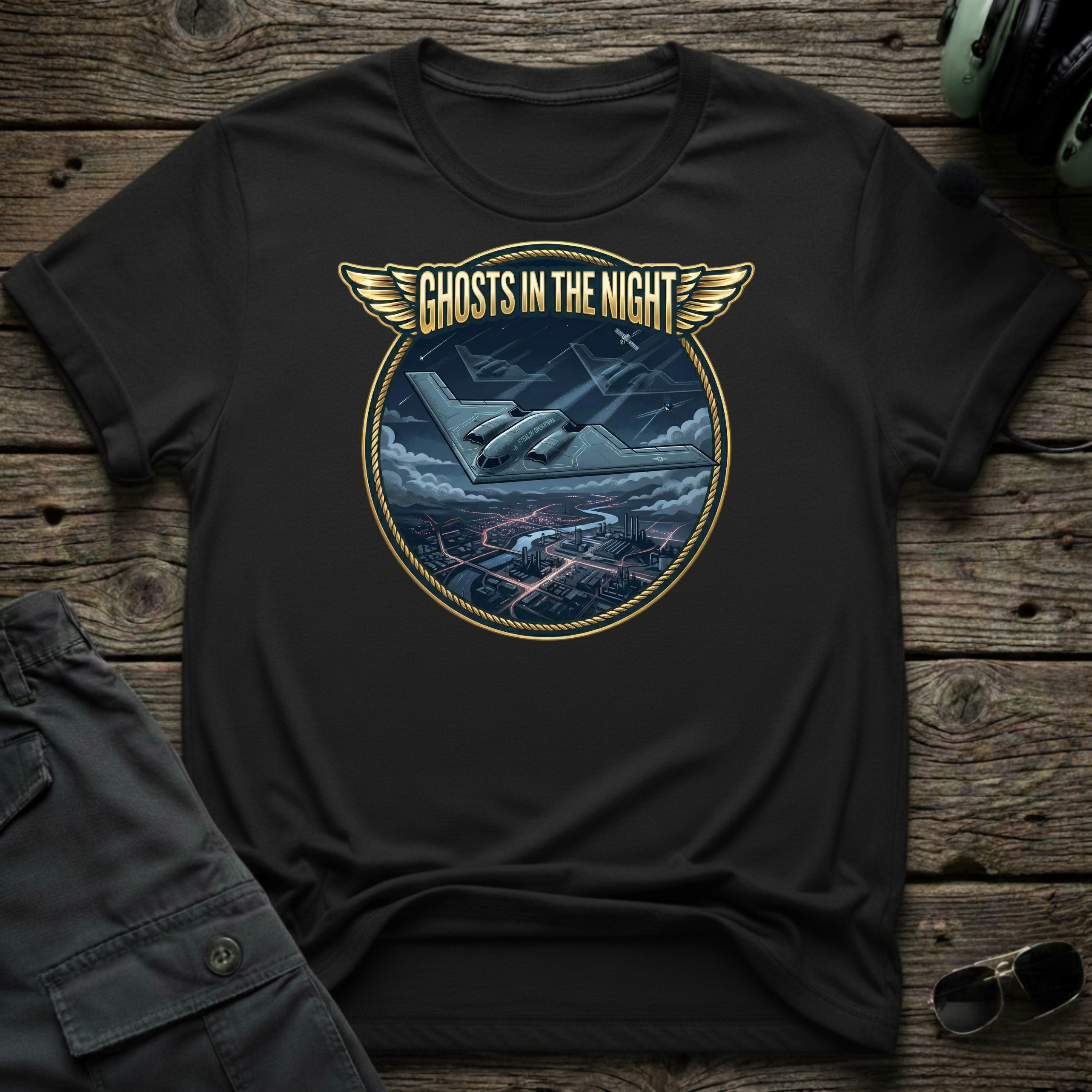 Ghosts in The Night T-shirt — aviation apparel