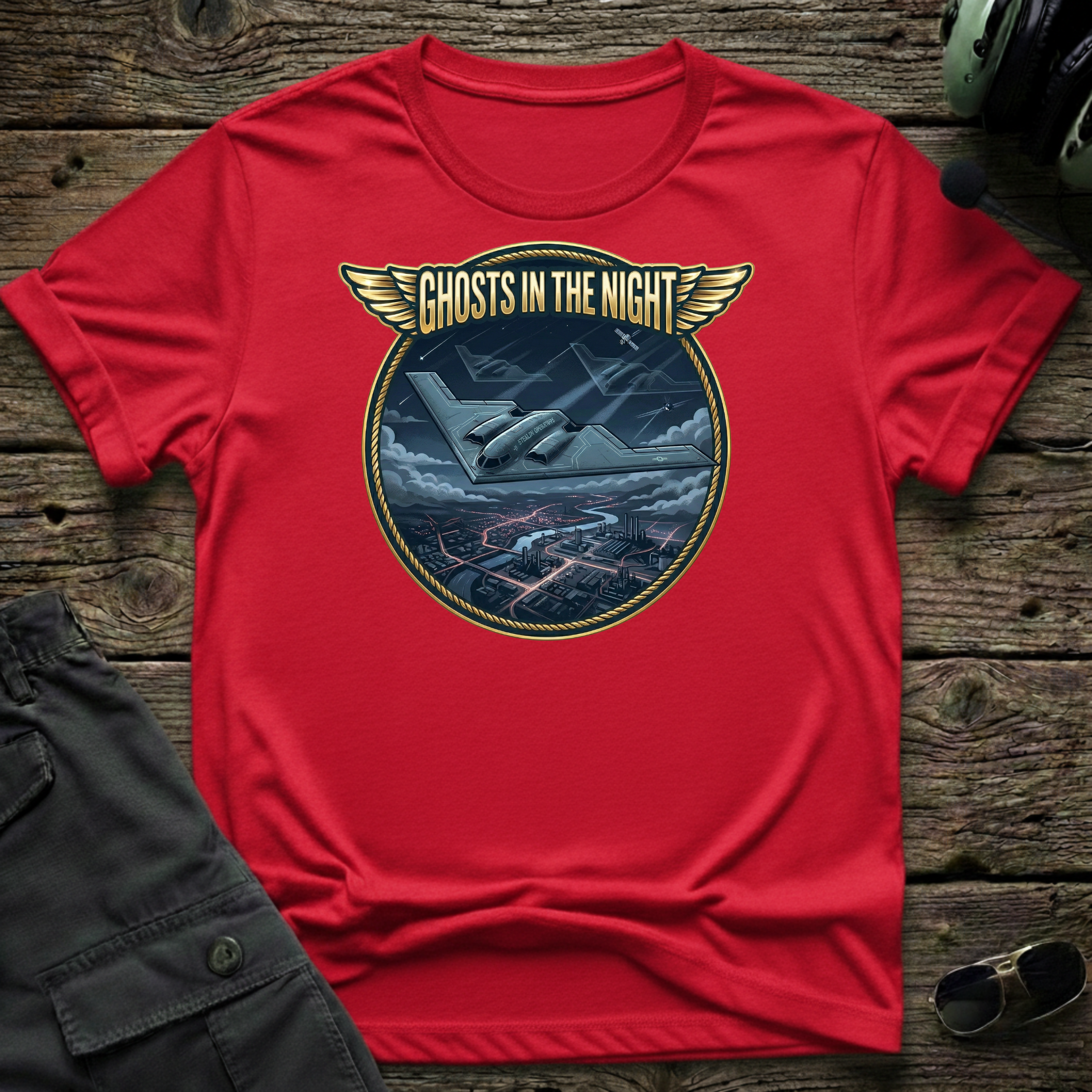 Ghosts in The Night T-shirt — aviation apparel
